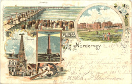 Gruss Aus Norderney - Litho - Norderney