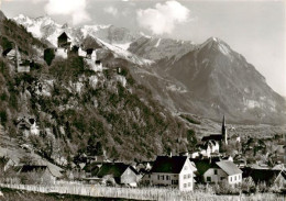 73888145 Vaduz Liechtenstein FL Ansicht Mit Blick Zum Schloss Mit Rappenstein Un - Liechtenstein