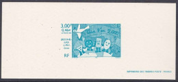 France Gravure Officielle - Dessine Moi L'an 2000 (4) - Documents Of Postal Services