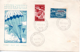 Yugoslavia, 1st World Parachuting  Competition, Bled 1951 - Storia Postale