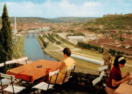 73888118 Wuerzburg Bayern Hotel Weinrestaurant Schloss Steinburg Terrasse Blick  - Wuerzburg