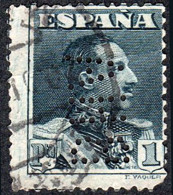 Madrid - Perforado - Edi O 321 - "BHA" Grande (Banco) - Used Stamps