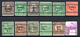 USA Precancel - New Jersey - Summit - Small Collection - Precancels