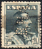 Madrid - Perforado - Edi O 321 - "BHA" Pequeño (Banco) - Used Stamps