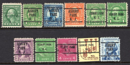 USA Precancel - New Jersey - Asbury Park - Small Collection - Precancels