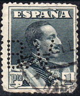 Madrid - Perforado - Edi O 321 - "B.V." (Banco) - Used Stamps