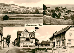 73888030 Wernshausen Panorama Teilansicht Rudolf Breitscheid Strasse Gasthaus Zu - Autres & Non Classés