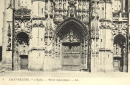 SAINT RIQUIER - L' EGLISE - PARVIS SAINT RIQUIS - Saint Riquier