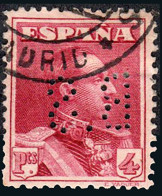 Madrid - Perforado - Edi O 322 - "B.S." (Banco) - Usados