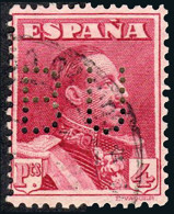 Madrid - Perforado - Edi O 322 - "BU" (Banco) - Used Stamps