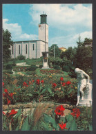 112560/ BALATONBOGLÁR, Park And The Roman Catholic Church, Park és Rk. Templom  - Hungary