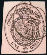 Madrid - Edi O 36 - 1 Onza - Mat Fech. Tp. II "Madrid (1)" - Used Stamps