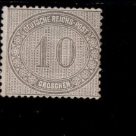 Deutsches Reich 12 Innendienst (*) Without Gum - Unused Stamps