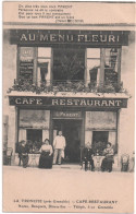 CPA De LA TRONCHE - Café Restaurant. - La Tronche