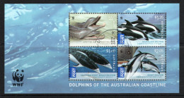 2009 Australia  Dolphins Of The Australian Coastline.  Miniature Sheet  M/S.   Fine Used - Blokken & Velletjes