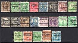 USA Precancel - New Jersey - Bayonne - Small Collection - Préoblitérés