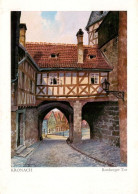 73887845 Kronach Oberfranken Bamberger Tor Aquarell Kronach Oberfranken - Kronach