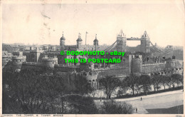 R505887 London. The Tower And Tower Bridge. Photochrom. 1928 - Sonstige & Ohne Zuordnung