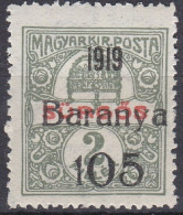 Hongrie Baranya 1919 Mi 42   (A17) - Baranya