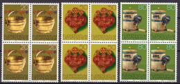 Liechtenstein MNH Set In Blocks Of 4 Stamps - Autres & Non Classés