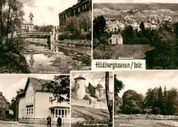 73887777 Hildburghausen Friedenspark Panorama Bahnhofshotel Alte Stadtmauer  Hil - Hildburghausen