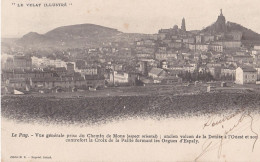 LE PUY En VELAY  Vue Generale Dos Simple - Le Puy En Velay