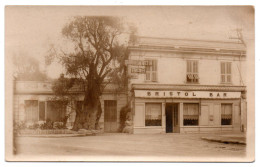 Devanture Café. Bristol Bar. Carte Photo Animée Non Située - Cafes