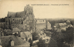 SAINT RIQUIER - PANORAMA PRIS DU BEFFROI - Saint Riquier