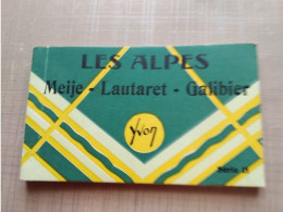 Carnet De 13 CPA  Incomplet (06)  LES ALPES  MEIJE  LAUTARET  GALIBIER - Altri & Non Classificati