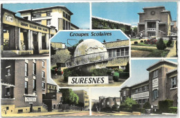 CPSM SURESNES - Groupes Scolaires - Multi Vues - 5 Vues - Ed. Abeilles Cartes N°36 - Suresnes