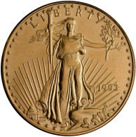 Vereinigte Staaten Von Amerika - Anlagegold: 50 Dollars 1993, 1 OZ American Eagl - Andere & Zonder Classificatie