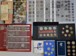 Alle Welt: Nachlaßpartie Von Münzen Aus Aller Welt; Dabei Auch Silbermünzen Wie - Sammlungen & Sammellose