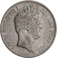 Frankreich: Louis Philippe I. 1830-1848: 5 Francs 1831 B, Rouen. 25,03 G. KM# 73 - Unclassified