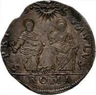 Italien: Kirchenstaat, Urban VIII. 1623-1644: Lot 2 Stück; AR-Testone, AN VI, Mz - 1861-1878 : Victor Emmanuel II.