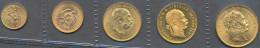 Österreich - Anlagegold: Franz Joseph I. 1848-1916: Lot 3 Goldmünzen Mit 8 Fl. / - Autriche