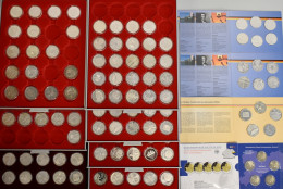 Deutschland: Sammlung 10 Euro Gedenkmünzen Der BRD Ab 2002 Bis 2012, Sauber In L - Germania
