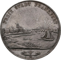 Frankfurt Am Main: Freie Stadt: Doppeltaler 1843 (Vereinsmünze, 3½ Gulden, 2 Tha - Andere & Zonder Classificatie