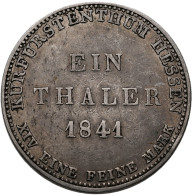 Hessen-Kassel: Wilhelm II. Mit Friedrich Wilhelm 1831-1847: Taler 1841, AKS 46, - Andere & Zonder Classificatie