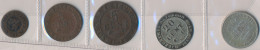 Westphalen: Hieronymus Napoleon 1807-1813: Lot 5 Münzen, Dabei: 1 Cent 1812, 3 C - Other & Unclassified