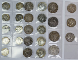 Umlaufmünzen 2 Mark Bis 5 Mark: Münzblatt Mit 9 X 2 Mark, 13 X 3 Mark Und 4 X 5 - Taler & Doppeltaler