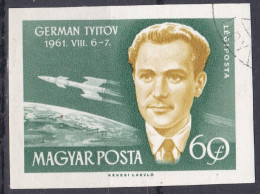 Hongrie Poste Aérienne 1962 ND German Tyitov  (A19) - Oblitérés
