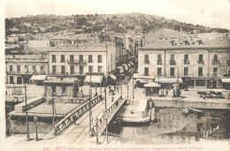 25.04.2024   - 28. SETE (Hérault) - Pont National Et Perspective Du Mont St Clair - Sete (Cette)