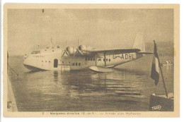 Cpa Marignane Aviation - Arrivée D'un Hydravion ( Canopus ) - Marignane