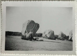 Photo Ancienne - Snapshot - CARNAC - Alignement Menhir Dolmen - BRETAGNE - Orte