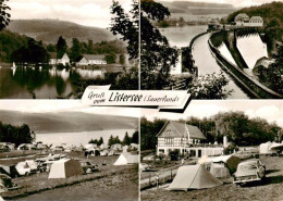 73887546 Listersee Talsperre Staumauer Campingplatz Listersee - Attendorn