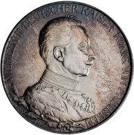 Preußen: Wilhelm II. 1888-1918: 2 Mark Und 3 Mark 1913, Zum 25jährigen Regierung - Taler & Doppeltaler