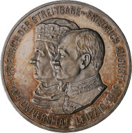 Sachsen: Friedrich August III. 1904-1918: 5 Mark 1909, Universität Leipzig, Jaeg - Taler Et Doppeltaler