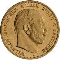 Preußen - Anlagegold: Wilhelm I. 1861-1888: 10 Mark 1872 A, Jaeger 242. 3,97 G, - 5, 10 & 20 Mark Goud