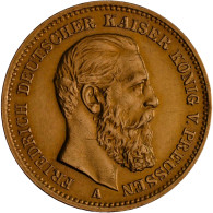 Preußen - Anlagegold: Friedrich III. 1888: 20 Mark 1888 A, Jaeger 248. Dabei Noc - 5, 10 & 20 Mark Oro