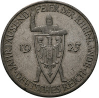 Weimarer Republik: 5 Reichsmark 1925 J, Rheinlande, Jaeger 322. Kratzer Und Rand - Andere & Zonder Classificatie